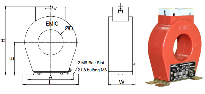 bang gia biến dòng emic ct0.6